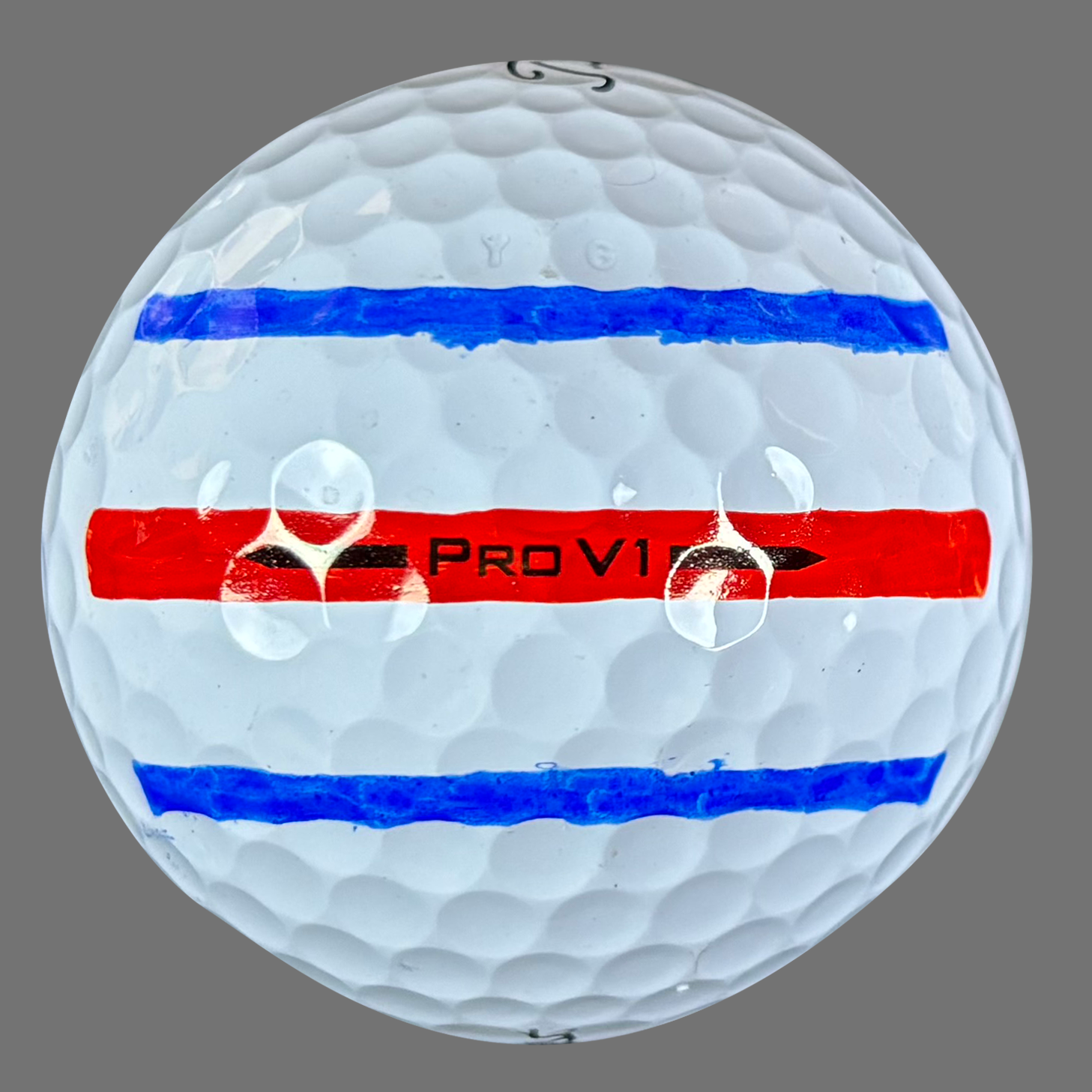 Easy Mark Triple Stripe Golf Ball Stencil