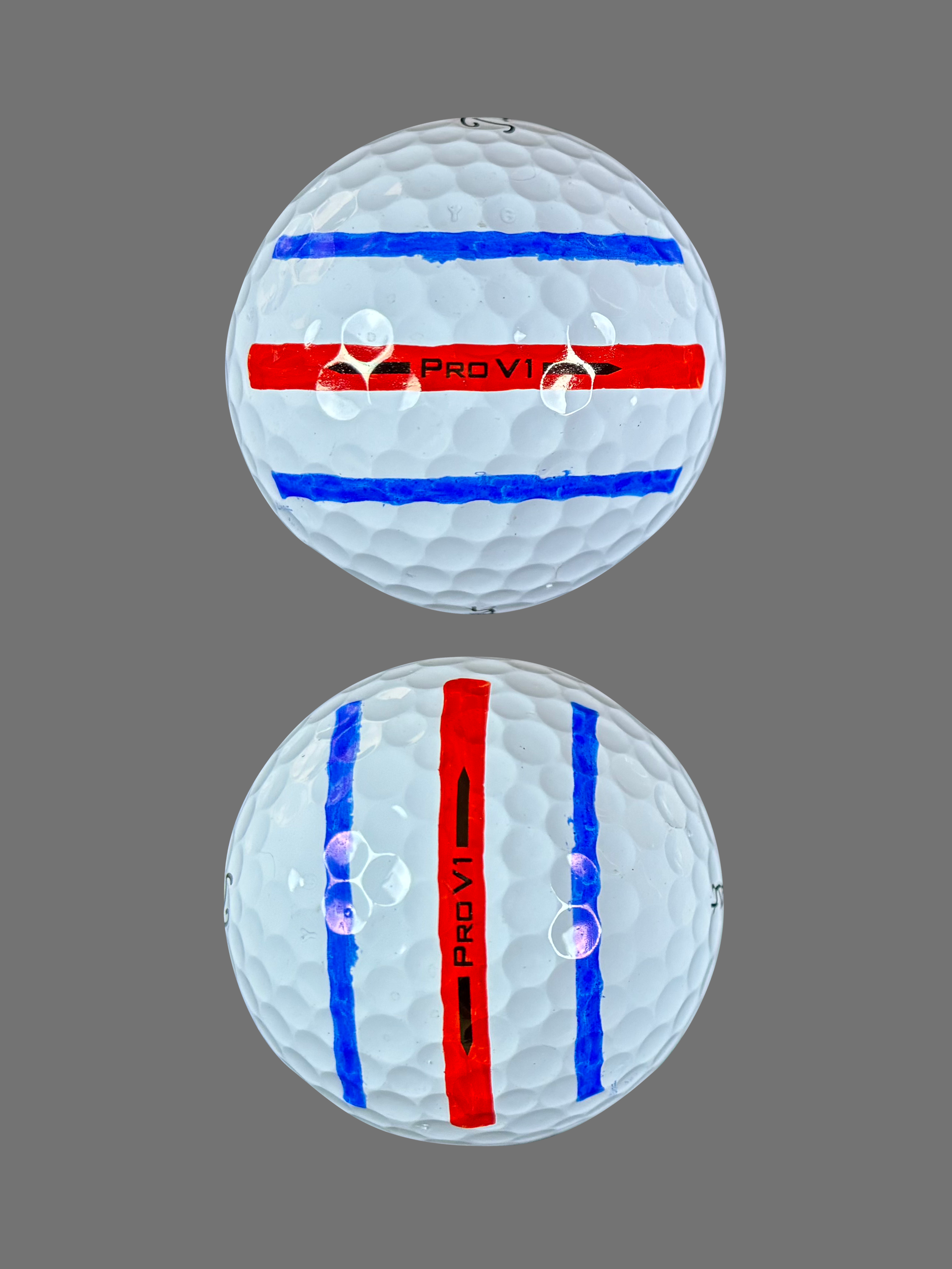 Easy Mark Triple Stripe Golf Ball Stencil