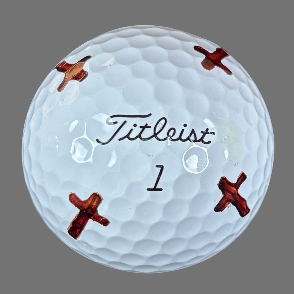Easy Mark Cross Golf Ball Stencil
