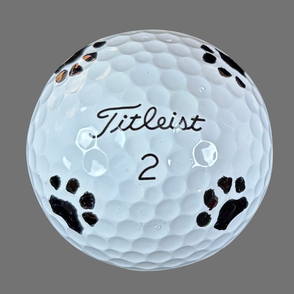 Easy Mark Paw Print Golf Ball Stencil