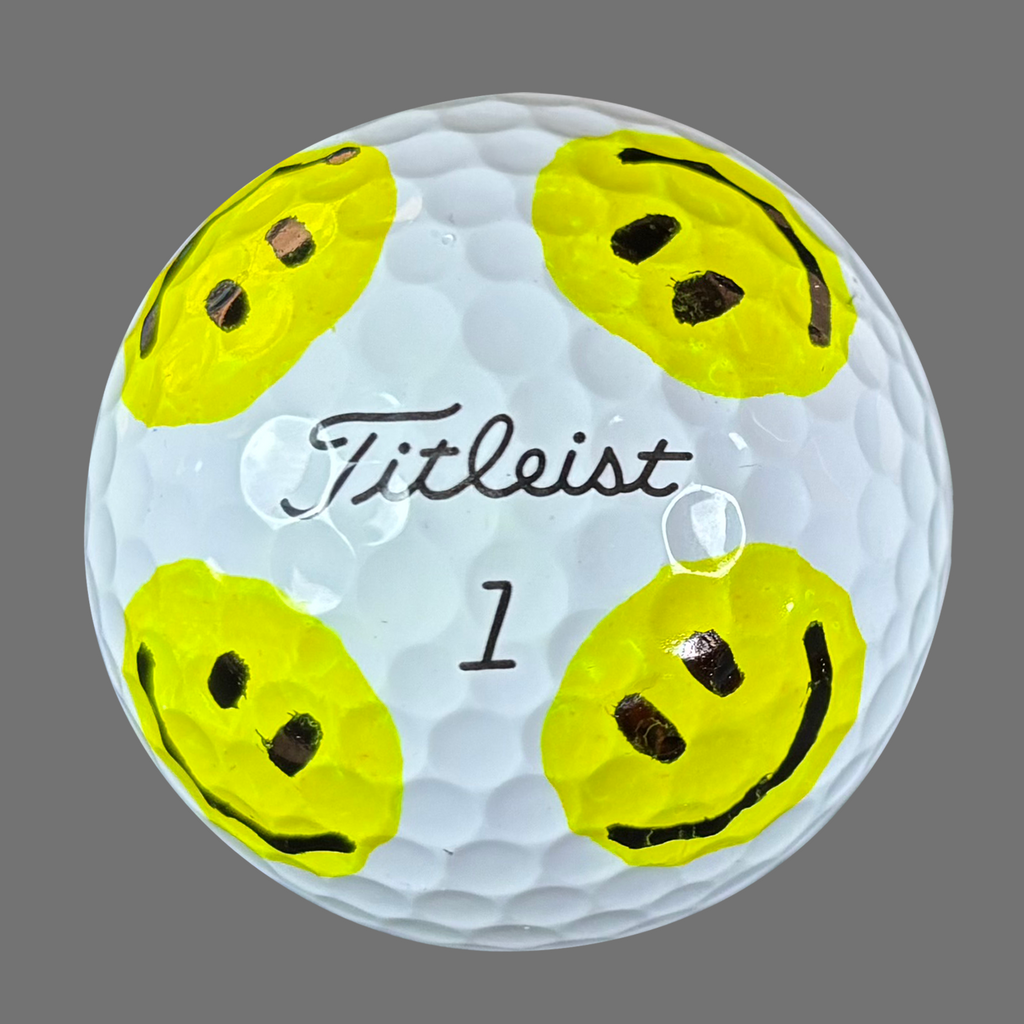 Easy Mark Smiley Face Golf Ball Stencil